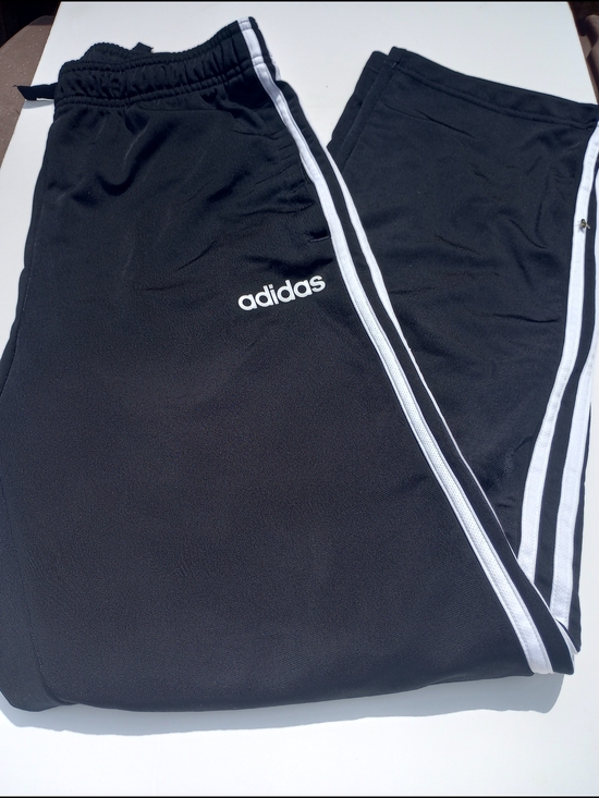 adidas Other - Adidas Black White Track Pants. Size Medium.